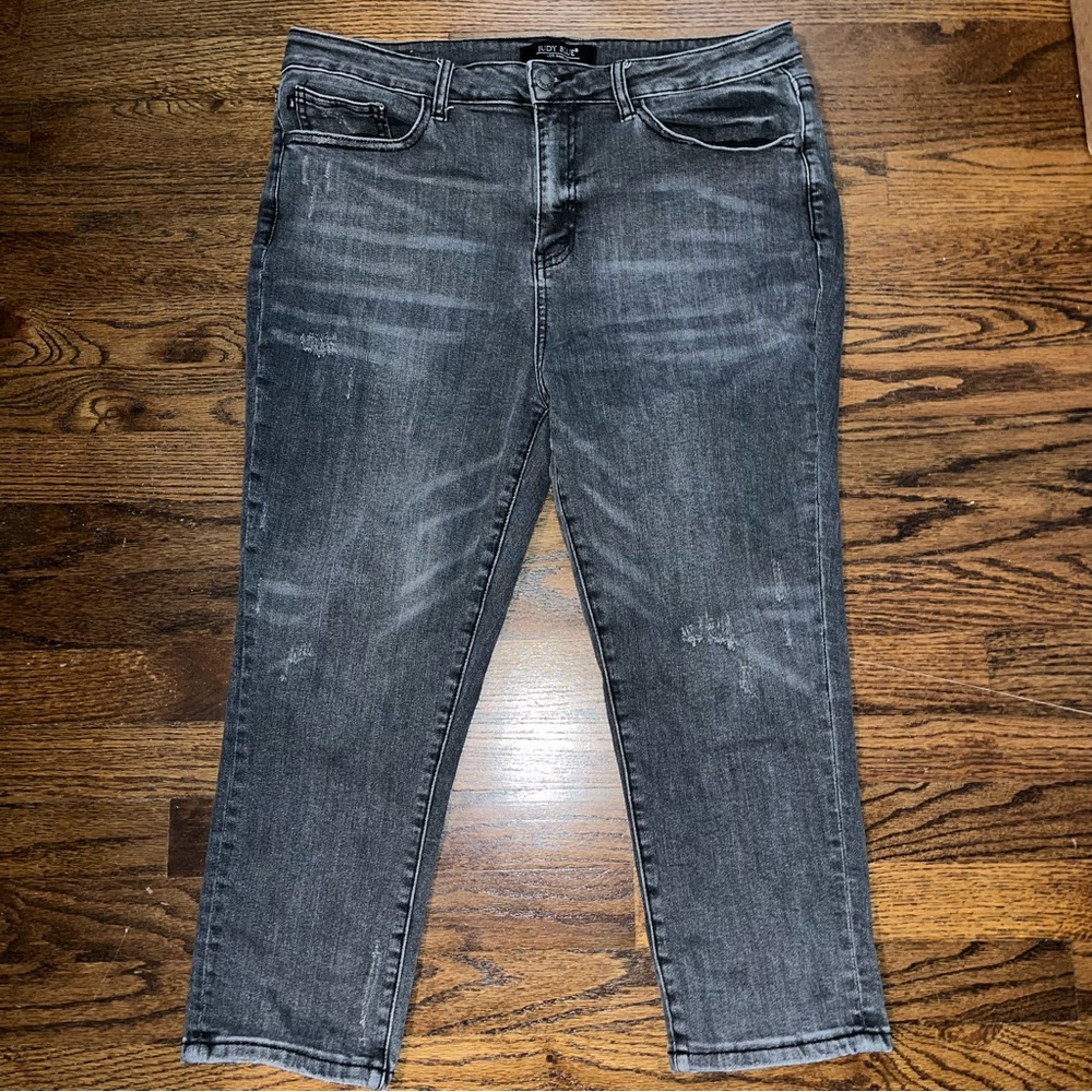 Judy Blue Washed Black Skinny Jeans